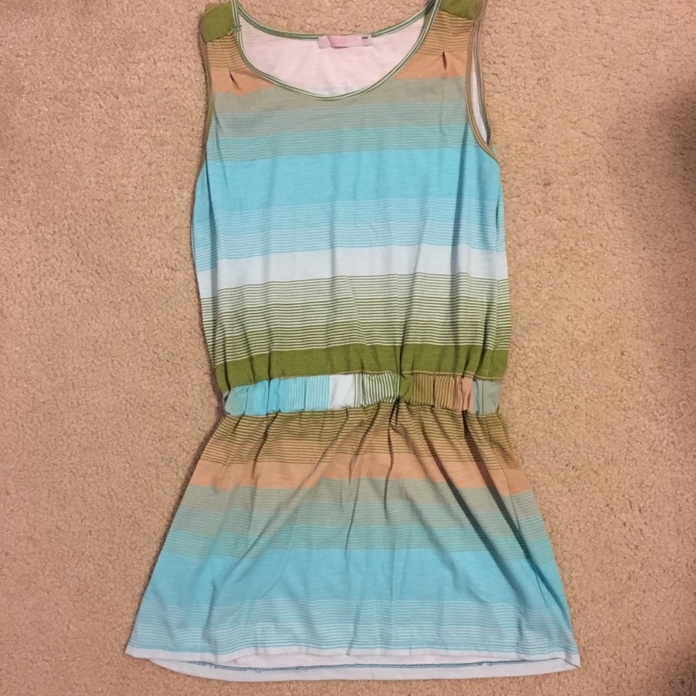 Multicolor stripped dress